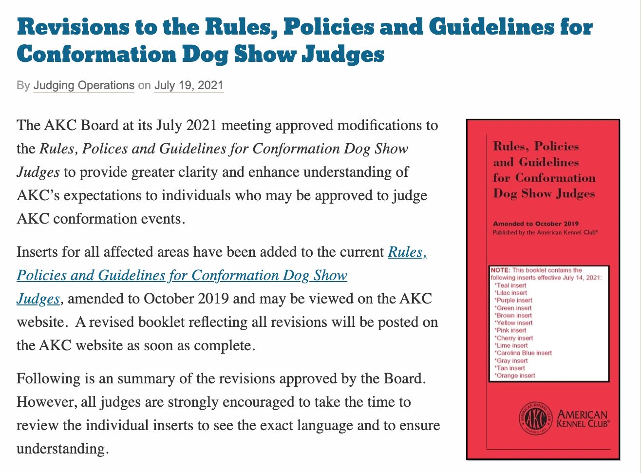 Editorial: July 30, 2021